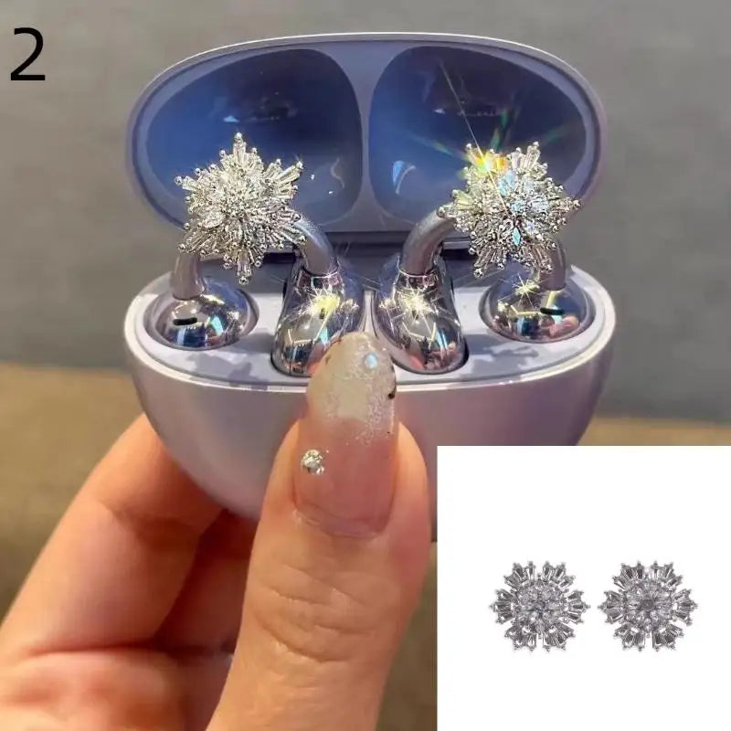 Clip Gioiello con Strass per Auricolari Open-Ear (2 Pezzi)
