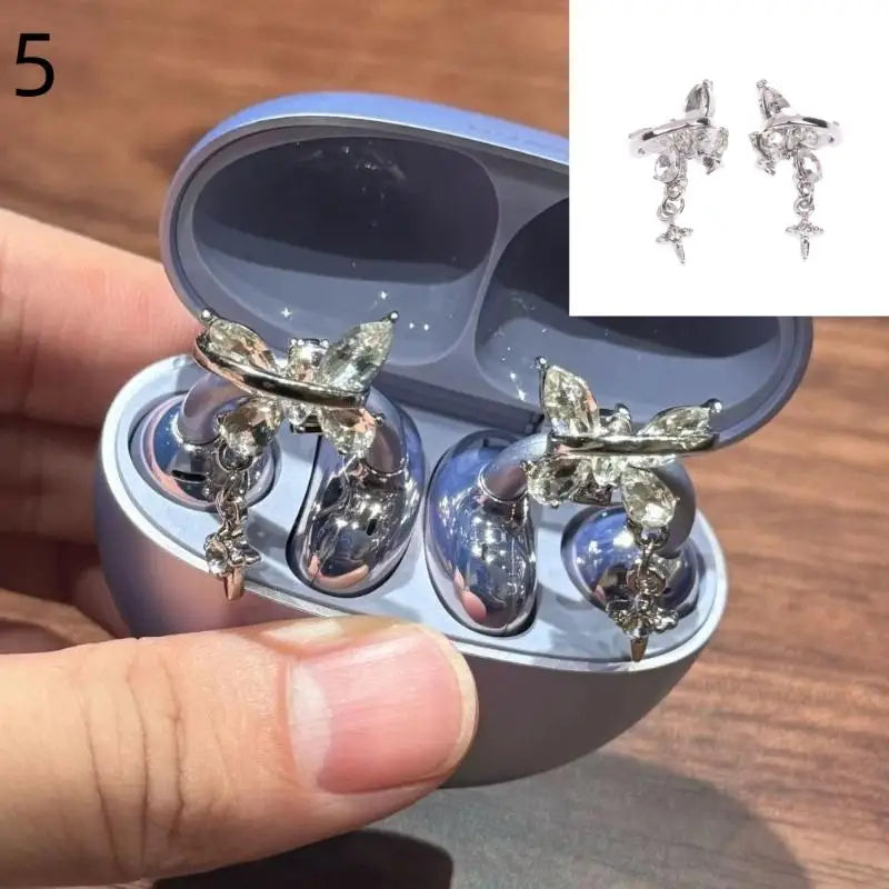 Clip Gioiello con Strass per Auricolari Open-Ear (2 Pezzi)