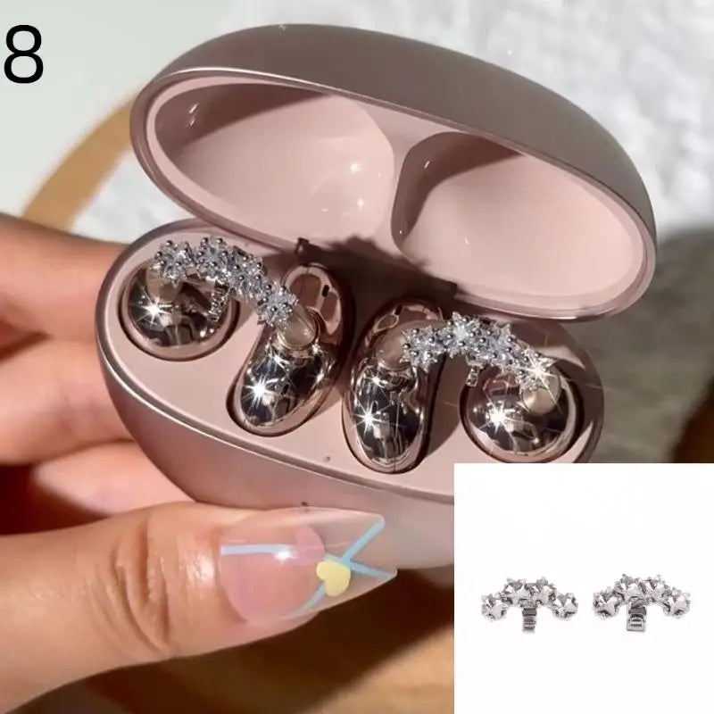 Clip Gioiello con Strass per Auricolari Open-Ear (2 Pezzi)